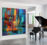 Abstract Art for Sale | Online Art Gallery - Large Modern Art - Visual Illusion - LargeModernArt