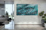 Christmas Home Decor Abstract Wall Art at Largemodernart - Oceanic Beauty