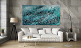 Christmas Home Decor Abstract Wall Art at Largemodernart - Oceanic Beauty