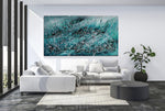 Christmas Home Decor Abstract Wall Art at Largemodernart - Oceanic Beauty