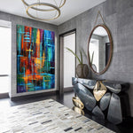 Abstract Art for Sale | Online Art Gallery - Large Modern Art - Visual Illusion - LargeModernArt