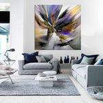 Large Modern Art Abstract Wall Oil Painting On Canvas For Luxury Home Decor Original Art For Sale - LargeModernArt