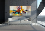 Large Modern Art Oil Painting on Canvas Modern Wall Art oversize Painting - Amazing Abstract 11 - LargeModernArt