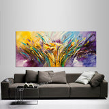 Large Modern Art Oil Painting on Canvas Modern Wall Art - Amazing Abstract 14 - LargeModernArt