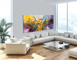 Large Modern Art Oil Painting on Canvas Modern Wall Art - Amazing Abstract 14 - LargeModernArt