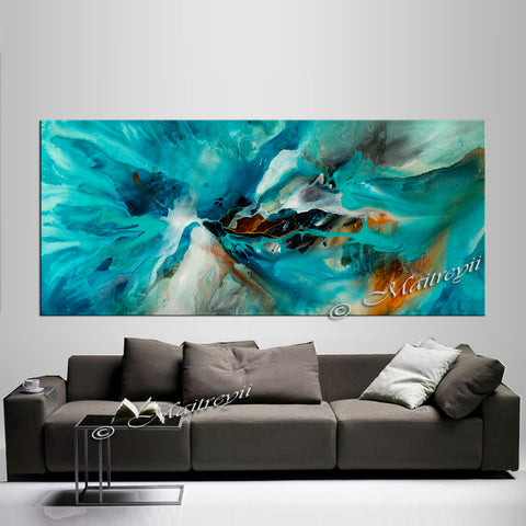 Large Modern Art Oil Painting on Canvas - Modern Wall Art Amazing Abstract 3 - LargeModernArt