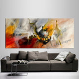 Large Modern Art Oil Painting on Canvas - Modern Wall Art Amazing Abstract 4 - LargeModernArt