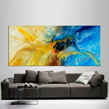 Large Modern Art Oil Painting on Canvas - Modern Wall Art Amazing Abstract 5 - LargeModernArt