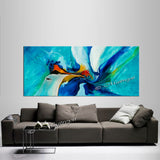 Large Modern Art Oil Painting on Canvas - Modern Wall Art - Amazing Abstract 7 - LargeModernArt