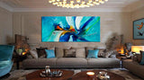 Large Modern Art Oil Painting on Canvas - Modern Wall Art - Amazing Abstract 7 - LargeModernArt