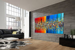 Painting Jackson Pollock Style Abstract art large Wall Art - Beauty of Bridge 11 - LargeModernArt