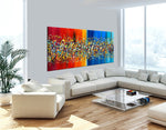 Painting Jackson Pollock Style Abstract art large Wall Art - Beauty of Bridge 11 - LargeModernArt