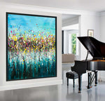 Large Modern Art | Jackson Pollock Style | Contemporary Wall Art - Beauty of Bridge 15