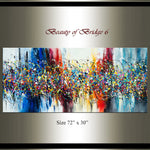 Abstract Angel Paintings | Jackson Pollock Style | Large Modern Art - Beauty of Bridge 6