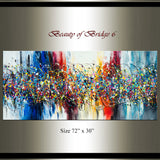 Abstract Angel Paintings | Jackson Pollock Style | Large Modern Art - Beauty of Bridge 6