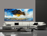 Large Ocean Art Oil Painting on Canvas Modern Wall Art Seascape Painting -Seascape 27 - LargeModernArt