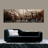 Original Abstract Paintings Landscape Art - Chocolate World - LargeModernArt