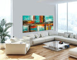 Absract Modern Art Oil Painting on Canvas Modern Wall Art Mystic Texture Painting