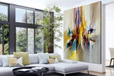 Large Modern Art Oil Painting on Canvas Modern Wall Art oversize Painting - Amazing Abstract 11 - LargeModernArt