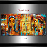 Large Wall Art Figurative - Divine Love 4 - LargeModernArt