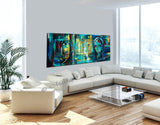 Large Modern Art Oil Painting on Canvas Modern Wall Art Figurative - Divine Love 5 - LargeModernArt