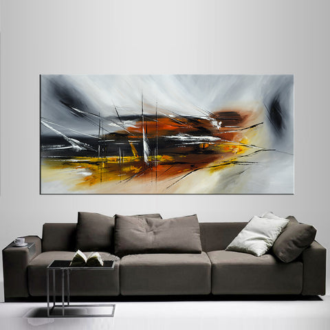 Large Modern Art Original art for sale | Abstract Fighter Plane | Fighter Plan 2 - LargeModernArt