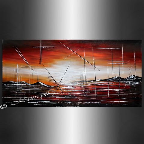 Original Painting - First Sunset - LargeModernArt