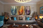 Multicolored Abstract Art For Sale - Glimpse of Light - LargeModernArt