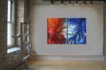 Landscape Nature Art Oil Painting - Blooming Sunrise 6 - LargeModernArt