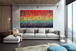 Jackson Pollock Style Modern Art 72, Wall Art Home Decor - Icy Hot - LargeModernArt