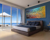 Multicolored Painting On Canvas Original Artwork For Sale - Unreal Beauty 11 - LargeModernArt