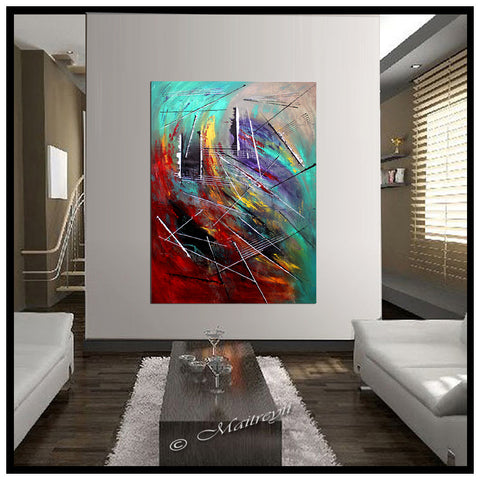 Large Wall Art Paintings Extremely Modern - Large Painting 27 - LargeModernArt