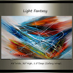 Abstract Paintings For Sale -  Light Fantasy - LargeModernArt