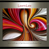 Large Oil Painting For Luxury homes - Lovers Lane - LargeModernArt