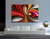 Large Oil Painting For Luxury homes - Lovers Lane - LargeModernArt