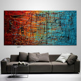 Abstract Angel Paintings | Jackson Pollock Style | Large Modern Art - Loving Memories - LargeModernArt