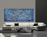 Abstract Angel Paintings | Jackson Pollock Style | Large Modern Art - Luxurious Style -7 - LargeModernArt