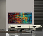 Jackson Pollock Style Abstract art large Wall Art - Luxury Feelings - LargeModernArt