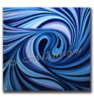 Large Oil Painting For Luxury homes - Ocean Swirl - LargeModernArt