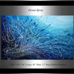 Blue Modern Art For Luxury Homes | Ocean Spray