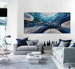 Large Modern Art Oil Painting on Canvas Modern Wall Art - Power of Elegance - LargeModernArt