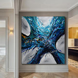 Large Modern Art Oil Painting on Canvas Modern Wall Art - Power of Elegance - LargeModernArt