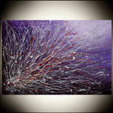 Purple Large Painting  Jackson Pollock - Royal Purple - LargeModernArt