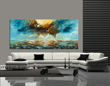 Copy of Absract Modern Art Oil Painting on Canvas Modern Wall Art Mystic Texture Painting - LargeModernArt