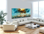 Copy of Absract Modern Art Oil Painting on Canvas Modern Wall Art Mystic Texture Painting - LargeModernArt