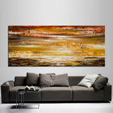 Large Ocean Art Oil Painting on Canvas Modern Wall Art Seascape - Ocean Journey 21 - LargeModernArt