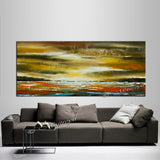 Large Ocean Art Oil Painting on Canvas Modern Wall Art Seascape - Ocean Journey 13 - LargeModernArt