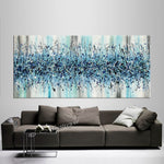 Painting Jackson Pollock Multiple Size Drip Style Abstract art on Canvas, Blue art large Wall Art - Beauty of Bridge 13