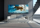 Large Ocean Art Oil Painting on Canvas Modern Wall Art Seascape Painting - Seascape 1 - LargeModernArt