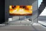 Large Ocean Art Oil Painting on Canvas Modern Wall Art Seascape - Ocean Journey 19 - LargeModernArt